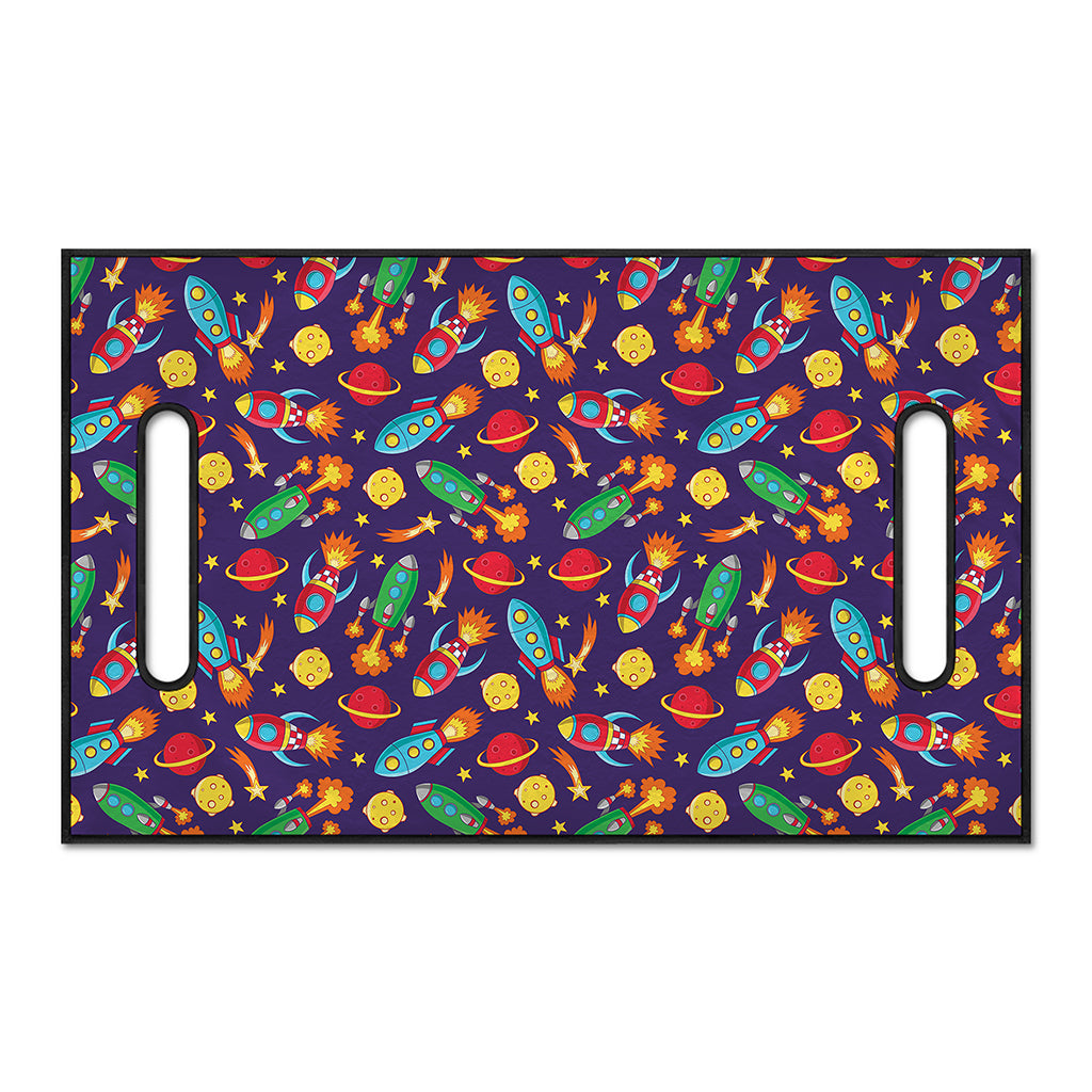 Space Rockets Pattern Print Golf Cart Seat Cover