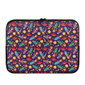 Space Rockets Pattern Print Laptop Sleeve