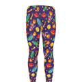 Space Rockets Pattern Print Men's Leggings