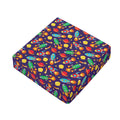 Space Rockets Pattern Print Outdoor Seat Cushion Cover