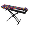 Space Rockets Pattern Print Piano Keyboard Cover