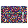 Space Rockets Pattern Print Placemat