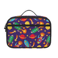 Space Rockets Pattern Print Portable Lunch Bag