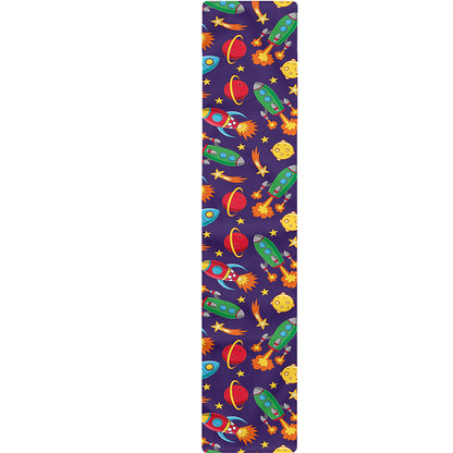 Space Rockets Pattern Print Table Runner