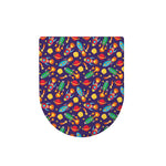 Space Rockets Pattern Print Toilet Lid Cover