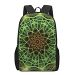 Sparkle Kaleidoscope Print 17 Inch Backpack