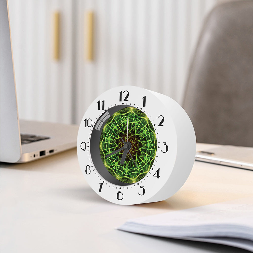 Sparkle Kaleidoscope Print Alarm Clock