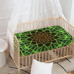 Sparkle Kaleidoscope Print Baby Crib Sheet