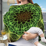 Sparkle Kaleidoscope Print Baby Seat Cover