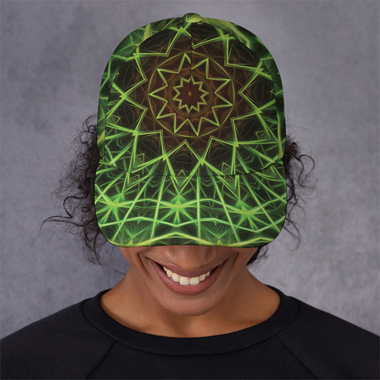 Sparkle Kaleidoscope Print Baseball Cap