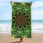 Sparkle Kaleidoscope Print Beach Towel