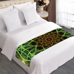 Sparkle Kaleidoscope Print Bed Runner