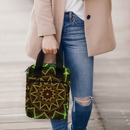 Sparkle Kaleidoscope Print Bible Tote Bag