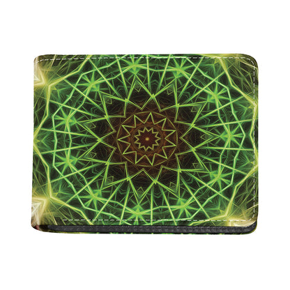 Sparkle Kaleidoscope Print Bifold Wallet