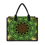 Sparkle Kaleidoscope Print Canvas Tote Bag