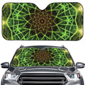 Sparkle Kaleidoscope Print Car Windshield Sun Shade