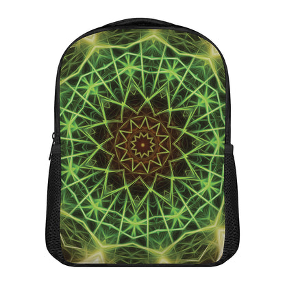 Sparkle Kaleidoscope Print Casual Backpack