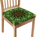 Sparkle Kaleidoscope Print Chair Cushion Cover