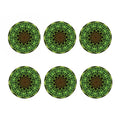Sparkle Kaleidoscope Print Coaster Set