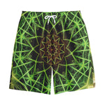 Sparkle Kaleidoscope Print Cotton Shorts