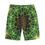 Sparkle Kaleidoscope Print Cotton Shorts