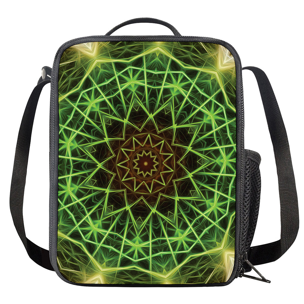 Sparkle Kaleidoscope Print Crossbody Lunch Bag