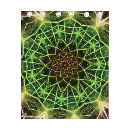 Sparkle Kaleidoscope Print Curtain