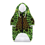 Sparkle Kaleidoscope Print Dog Zip Up Hoodie
