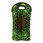 Sparkle Kaleidoscope Print Double Neoprene Wine Tote