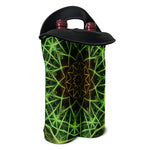 Sparkle Kaleidoscope Print Double Neoprene Wine Tote