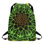 Sparkle Kaleidoscope Print Drawstring Backpack