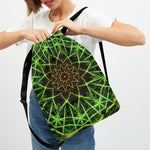 Sparkle Kaleidoscope Print Drawstring Backpack