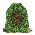 Sparkle Kaleidoscope Print Drawstring Bag