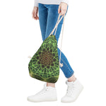Sparkle Kaleidoscope Print Drawstring Bag
