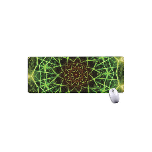 Sparkle Kaleidoscope Print Extended Mouse Pad