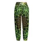 Sparkle Kaleidoscope Print Fleece Lined Knit Pants