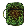 Sparkle Kaleidoscope Print Front Pocket Bible Bag