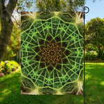 Sparkle Kaleidoscope Print Garden Flag