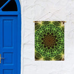 Sparkle Kaleidoscope Print Garden Flag