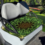 Sparkle Kaleidoscope Print Golf Cart Seat Cover