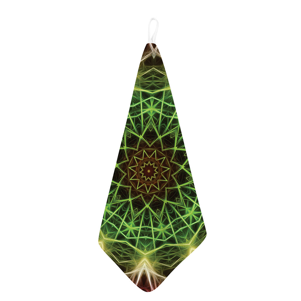 Sparkle Kaleidoscope Print Hand Towel