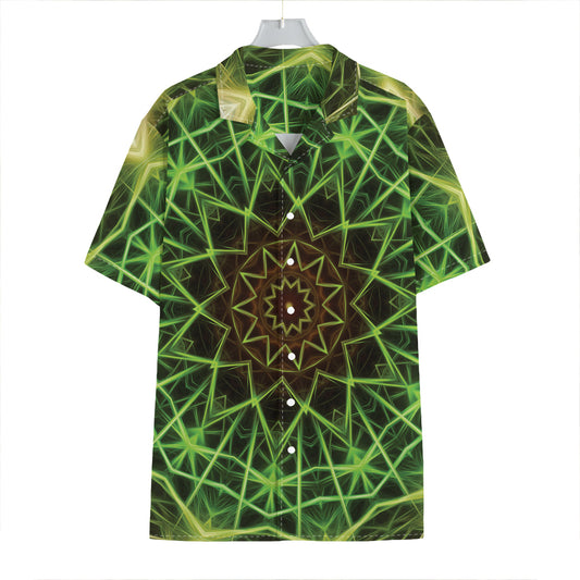 Sparkle Kaleidoscope Print Hawaiian Shirt