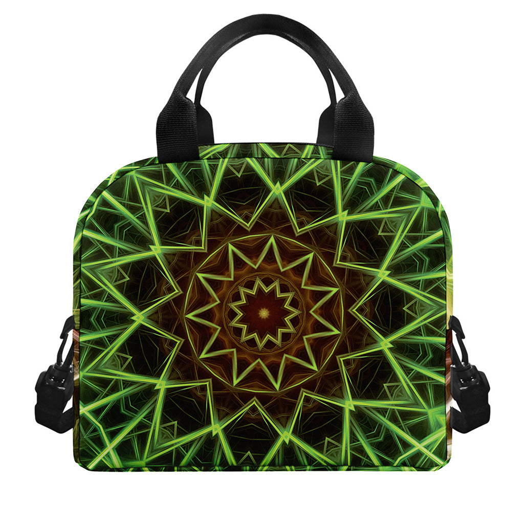 Sparkle Kaleidoscope Print Insulated Lunch Bag
