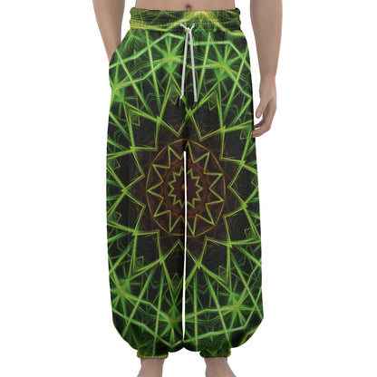 Sparkle Kaleidoscope Print Lantern Pants