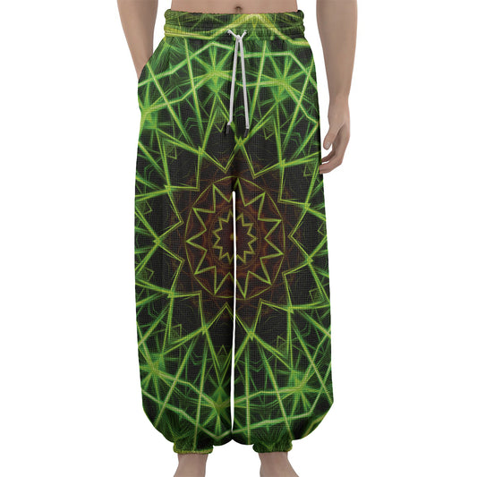 Sparkle Kaleidoscope Print Lantern Pants