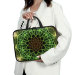 Sparkle Kaleidoscope Print Laptop Sleeve With Handle