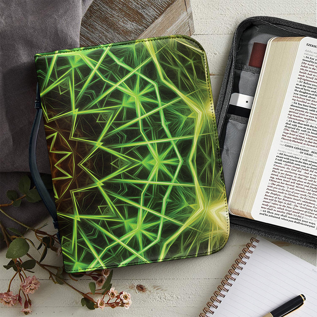 Sparkle Kaleidoscope Print Leather Bible Cover
