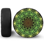 Sparkle Kaleidoscope Print Leather Spare Tire Cover