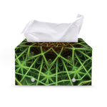 Sparkle Kaleidoscope Print Leather Tissue Box Cover