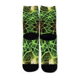Sparkle Kaleidoscope Print Long Socks